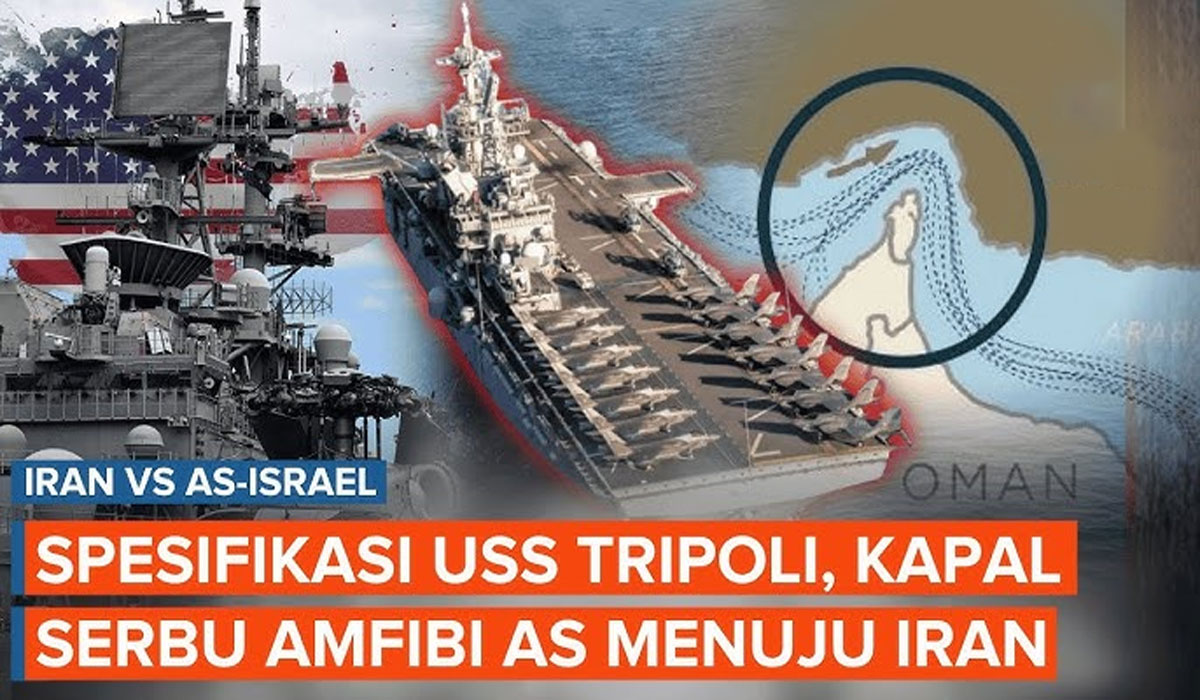 Memanas! USS Tripoli Usai Singgah di Singapura Kini Bergerak ke Timur Tengah Dekati Iran!